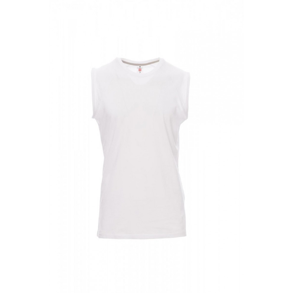 T-Shirt Senza Maniche Jersey 150Gr Shore S Bianco