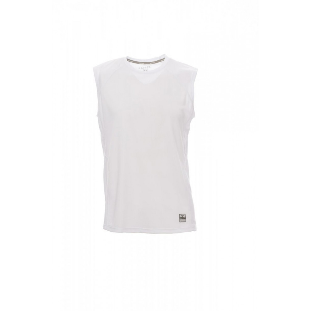 T-Shirt Senza Maniche Dry-Tech 150Gr Smash S Bianco